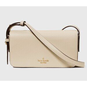 New Kate Spade Juliette Crossbody Bag Pebble Leather Light Sand